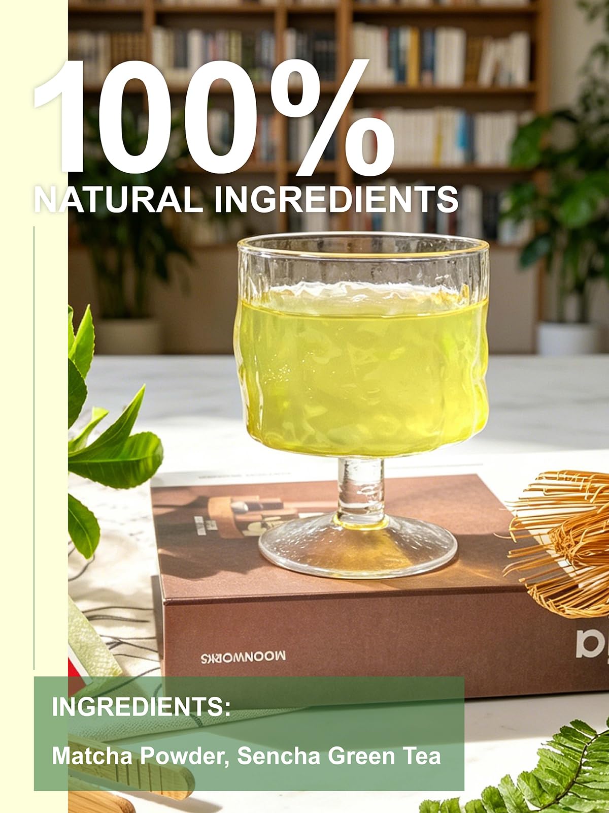 TeeLux Matcha Green Tea Bags - Larawan 3